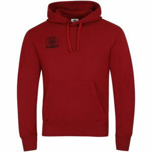 Umbro COLLEGIATE GRAPHIC HOODIE Pánska mikina, vínová, veľkosť XL