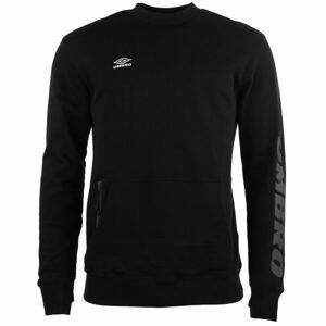 Umbro UTILITY SWEAT Pánska mikina, čierna, veľkosť