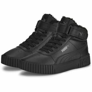 Puma CARINA 2.0 MID WTR JR Dievčenské zimné tenisky, čierna, veľkosť 38.5