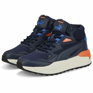 Puma X-RAY SPEED MID WTR JR Chlapčenská obuv, tmavo modrá, veľkosť 35.5