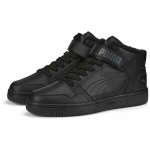 Puma REBOUND MID STRAP WTR Pánska zateplená členková obuv, čierna, veľkosť 43