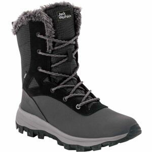 Jack Wolfskin NEVERREST TEXAPORE SNOW HIGH W Dámska zimná obuv, sivá, veľkosť 39