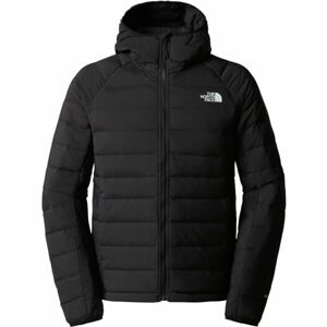 The North Face M BELLEVIEW STRETCH DOWN HOODIE Pánska bunda, čierna, veľkosť XL