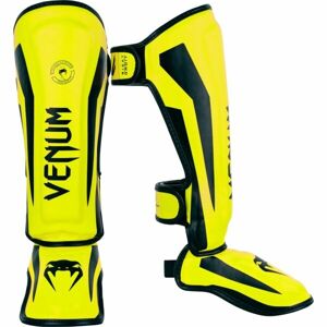 Venum LITE SHIN GUARDS KIDS - EXCLUSIVE Detské chrániče holení, žltá, veľkosť L