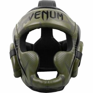 Venum ELITE BOXING HEADGEAR Boxerská prilba, khaki, veľkosť