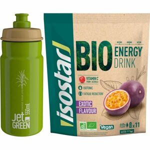 Isostar BIO ENERGY DRINK EXOTICKÉ OVOCIE 440g + BIDON GRATIS 550ml Izotonický bio nápoj v prášku + bidon zadarmo, , veľkosť 440 G