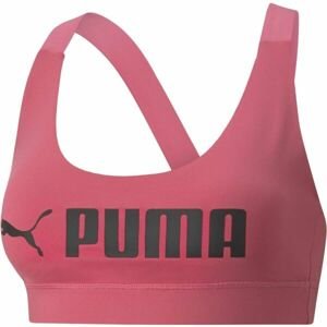 Puma MID IMPACT PUMA FIT BRA Dámska podprsenka, ružová, veľkosť S