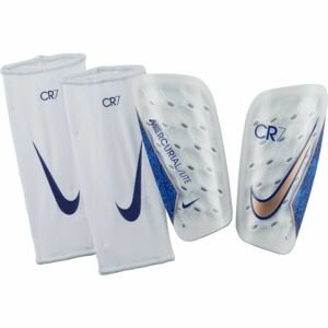 Nike CR7 MERCURIAL LITE Futbalové chrániče, biela, veľkosť XL