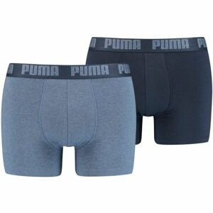 Puma BASIC BOXER 2P Pánske boxerky, svetlomodrá, veľkosť L