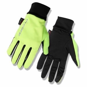 Arcore SIMP Juniorské zimné rukavice, reflexný neón, veľkosť L