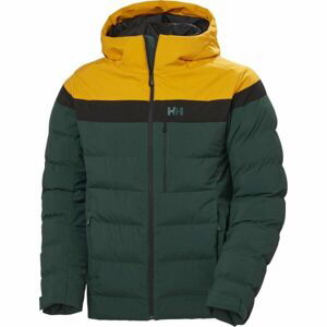 Helly Hansen BOSSANOVA PUFFY JACKET Pánska lyžiarska bunda, tmavo zelená, veľkosť M