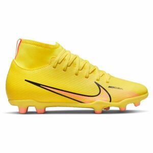 Nike JR MERCURIAL SUPERFLY 9 CLUB FG/MG Detské kopačky, žltá, veľkosť 38.5