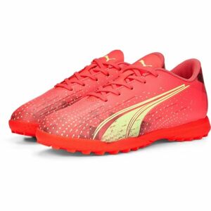 Puma ULTRA PLAY TT JR Detské turfy, červená, veľkosť 28