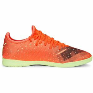 Puma FUTURE Z 4.4 IT JR Detská halová obuv, oranžová, veľkosť 32