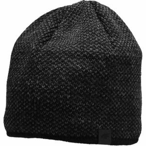 4F WINTER CAP Pánska zimná čiapka, čierna, veľkosť L