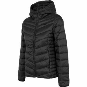 4F DOWN JACKET Dámska bunda, čierna, veľkosť XS