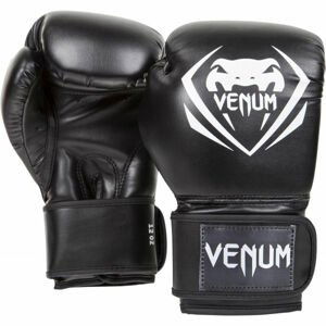 Venum CONTENDER BOXING GLOVES Boxérske rukavice, čierna, veľkosť 8 OZ