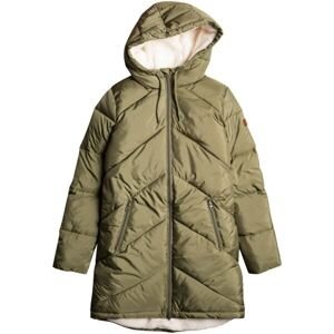 Roxy STORM WARNING Dámska zimná bunda, khaki, veľkosť L