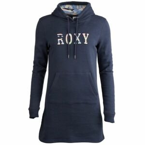Roxy DREAMY MEMORIES Dámske mikinové šaty, tmavo modrá, veľkosť L
