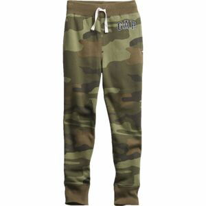 GAP V-HERITAGE LOGO JOGGER Chlapčenské tepláky, khaki, veľkosť L