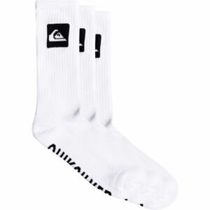 Quiksilver 3 CREW PACK M SOCK Pánske ponožky, biela, veľkosť 40-45