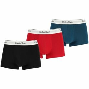Calvin Klein MODERN CTN STRETCH-TRUNK 3PK Pánske boxerky, čierna, veľkosť M