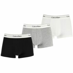 Calvin Klein MODERN CTN STRETCH-TRUNK 3PK Pánske boxerky, čierna, veľkosť L