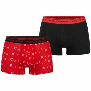 Calvin Klein HOL CTN 2PK-TRUNK 2PK Pánske boxerky, červená, veľkosť L