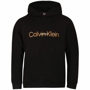 Calvin Klein EMB ICON HOL LOUNGE-L/S HOODIE Pánska mikina, čierna, veľkosť M