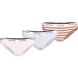 Calvin Klein 3PK BIKINI Dámske nohavičky, biela, veľkosť L