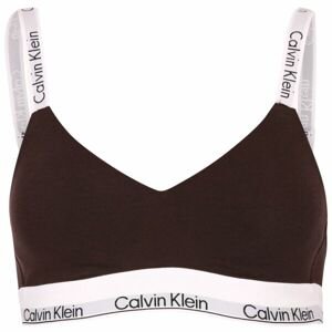 Calvin Klein MODERN COTTON NAT-LGHT LINED BRALETTE Dámska podprsenka, čierna, veľkosť S