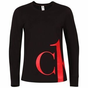 Calvin Klein SLEEP-L/S CREW NECK Dámske tričko s dlhým rukávom, čierna, veľkosť L