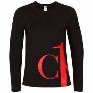 Calvin Klein SLEEP-L/S CREW NECK Dámske tričko s dlhým rukávom, čierna, veľkosť S