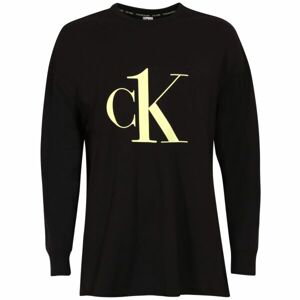 Calvin Klein CK1 COTTON LW NEW-L/S SWEATSHIRT Dámska mikina, čierna, veľkosť