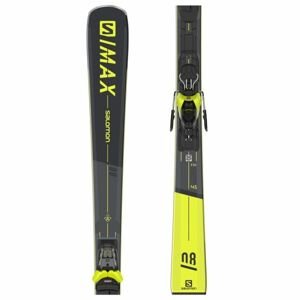 Salomon S/MAX 8 + M11 GW L83 Zjazdové lyže, tmavo sivá, veľkosť