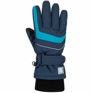 Loap RULIK Detské zimné rukavice, modrá, veľkosť 12