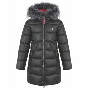 Loap INTIMOSS Dievčenský zimný kabát, čierna, veľkosť