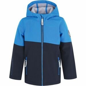 Loap LONDON Detská softshellová bunda, modrá, veľkosť 112-116