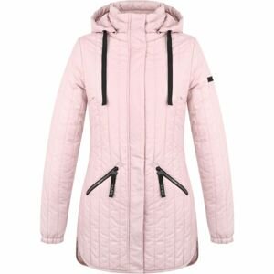 Loap JENINA Dámsky kabát, ružová, veľkosť XL