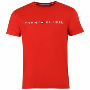 Tommy Hilfiger CN SS TEE LOGO Pánske tričko, červená, veľkosť