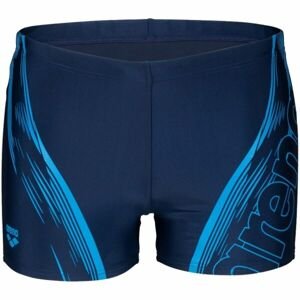 Arena SWIM SHORT GRAPHIC Pánske nohavičkové plavky, tmavo modrá, veľkosť 5
