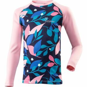 Klimatex LISTY Dievčenské  funkčné tričko s dlhým rukávom, ružová, veľkosť 146
