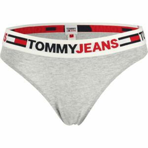 Tommy Hilfiger TOMMY JEANS ID-THONG Dámske tangá, sivá, veľkosť S