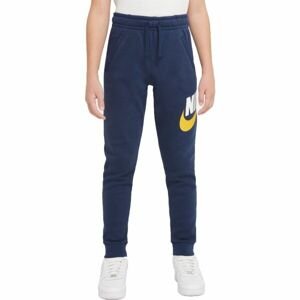 Nike NSW CLUB+HBR PANT B Chlapčenské tepláky, tmavo modrá, veľkosť