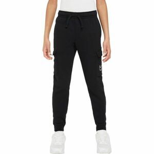 Nike NSW SOS FLC CARGO PANT B Chlapčenské tepláky, čierna, veľkosť M