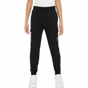 Nike NSW SOS FLC CARGO PANT B Chlapčenské tepláky, čierna, veľkosť XL