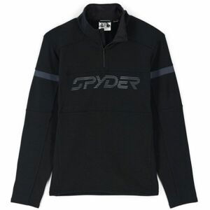 Spyder SPEED HALF ZIP Pánska mikina, čierna, veľkosť M