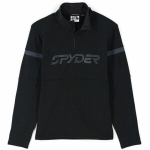 Spyder SPEED HALF ZIP Pánska mikina, čierna, veľkosť S