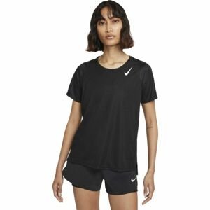 Nike DF RACE TOP SS W Dámske bežecké tričko, čierna, veľkosť L