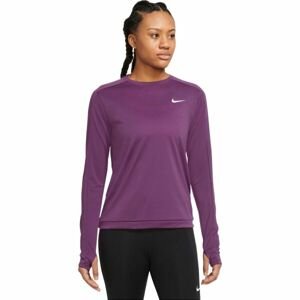Nike NK DF PACER CREW Dámske bežecké tričko, fialová, veľkosť L